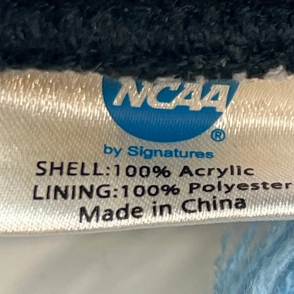 UNC North‎ Carolina Tarheels Winter Aviator Style Hat Cap Blue  Pom OS - Picture 10 of 16